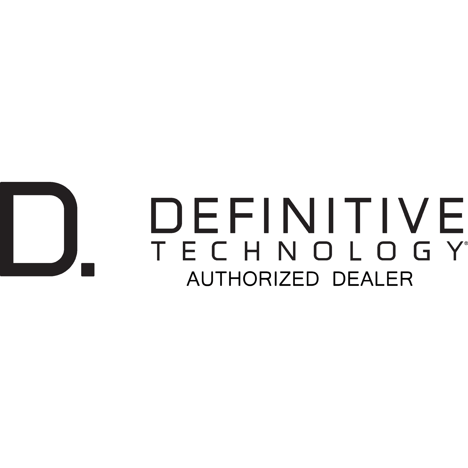 Definitive Technology Logo with Authorized Dealer Tagline