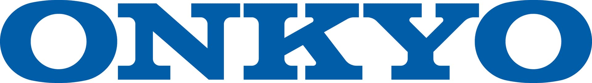 Onkyo Logo in Blue Text